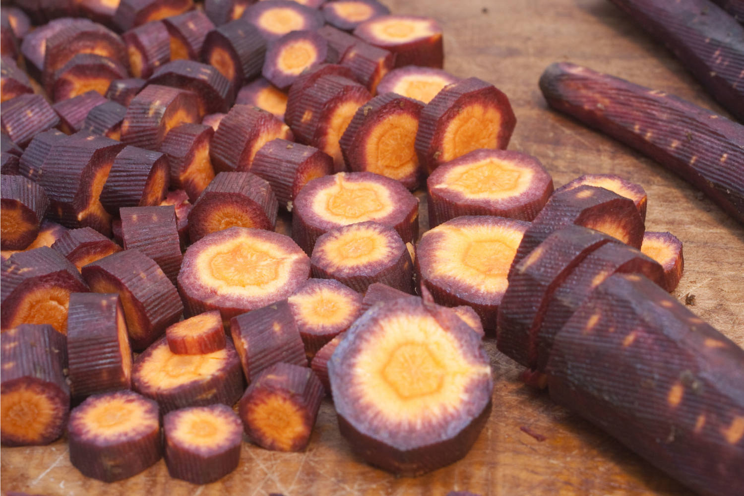 Winterpeen paars (oranje van binnen) kist 5 kilogram 2